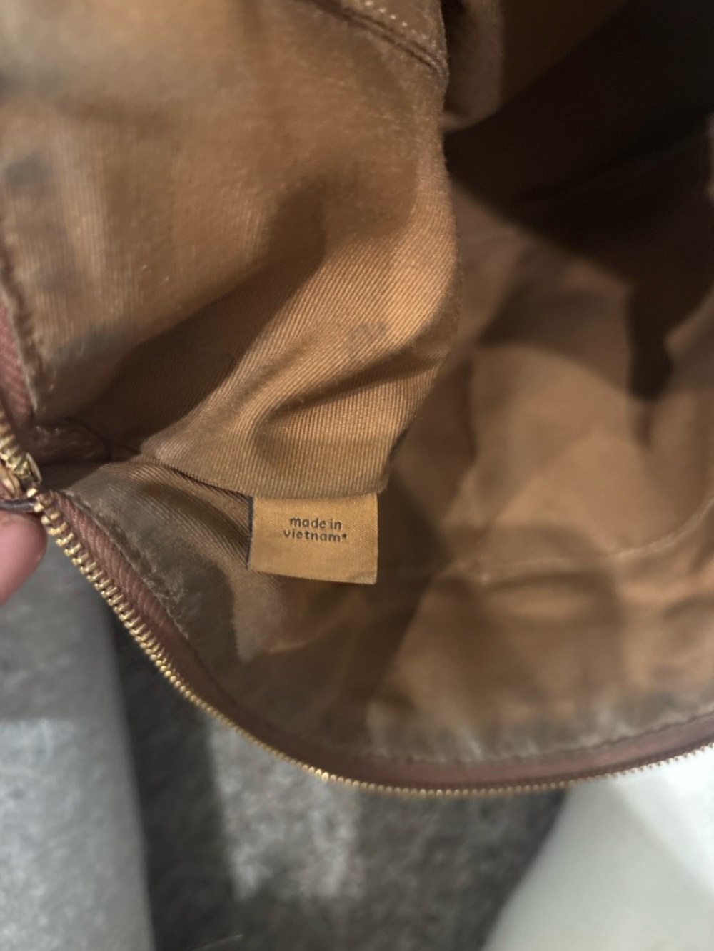 Coach TanBrown Pebbled Leather Satchel Crossbody Bag Gold Hardware - Picture 3 of 11